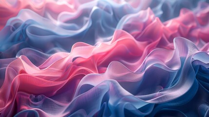 Fototapeta premium Colorful Abstract Waves in 3D