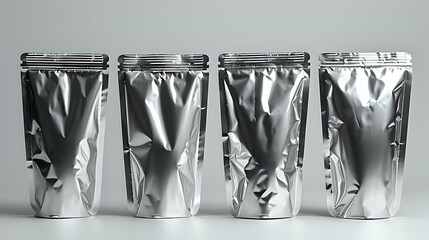 Flexible Silver Pouches for Professional and Stylish Packaging Needs