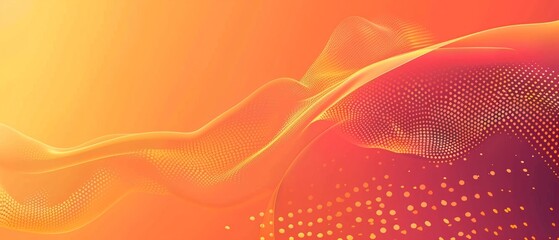 minimal orange gradient background with halftone, abstract creative scratch digital background, modern landing page concept vector , watercolor