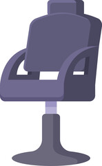 Interior barber seat icon cartoon vector. Modern tool service. Beauty grooming