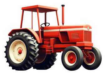 Obraz premium PNG Tractor transportation bulldozer vehicle.