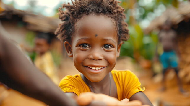 A photograph capturing a moment of someone passing on the value of generosity to future generations, whether it's teaching children the importance of giving back, setting up a charitable foundation.