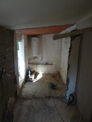 Construction Work of Kitchen Renovation