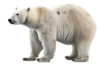 Polar Bear Isolated on Transparent Background