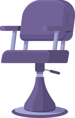 Saloon barber chair icon cartoon vector. Seat beauty. Social luxury