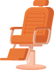 Grooming chair icon cartoon vector. Studio shave. Work equipment