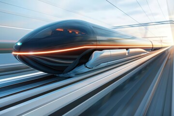 Fototapeta premium The future of transportation is here