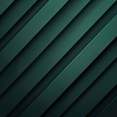 Obraz premium Dark Teal Background with Diagonal Stripes, Modern Graphic Design, Space for Text