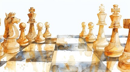 Chess is a game of strategy and tactics