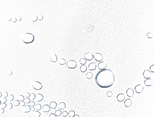 Clear water drops, dew or dripping rain droplets isolated on white background, set