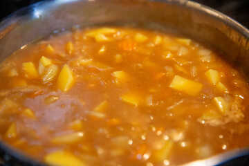 Japanese Curry being made