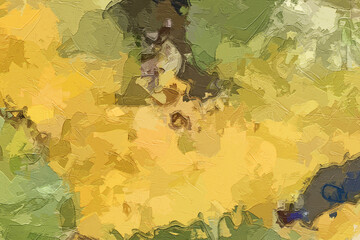 Oil paintings and various flowers, lotus leaves, fish, ponds, chrysanthemums, and leaves are beautiful