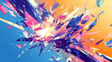 Dispersion Concept Art: Variant Color Abstract Collection