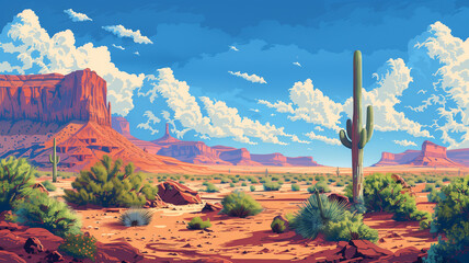 The vast expanses of the wild west