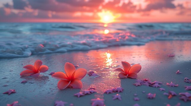 Beach Sunset Flowers Images Browse 107 757 Stock Photos Vectors and Video Adobe Stock