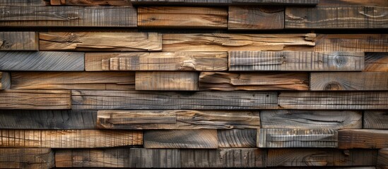 background made of wood panels