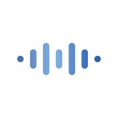 modern sound wave logo premium template