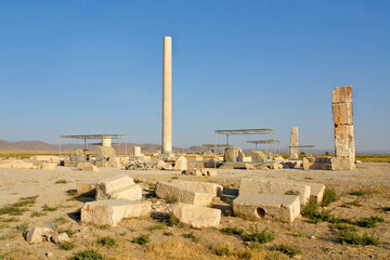 Ruins of Pasargadae - the capital of the Achaemenid Empire under Cyrus the Great