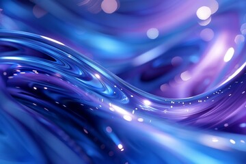 A blue and purple swirl of water with a lot of sparkles