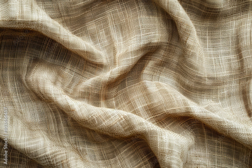 Poster a piece of cloth with a pattern of lines and swirls