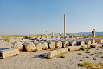 Ruins of Pasargadae - the capital of the Achaemenid Empire under Cyrus the Great