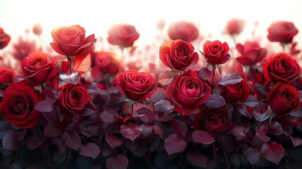 Stunning Red Roses with Romantic Symbolism