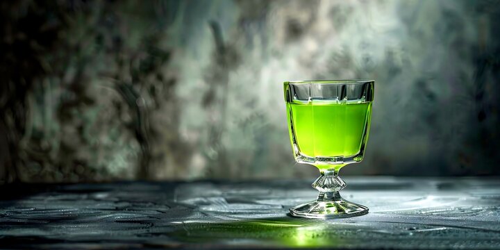 Absinthe in a glass