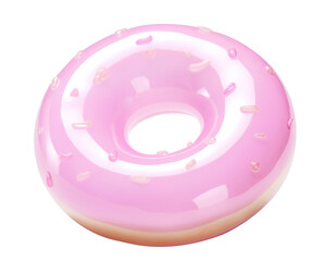 PNG Donut glass toy white background confectionery inflatable.