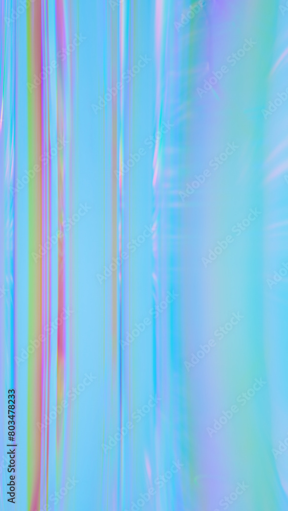Poster polyethylene. transparent plastic or glass with a rainbow effect. holographic foil with a rainbow pa