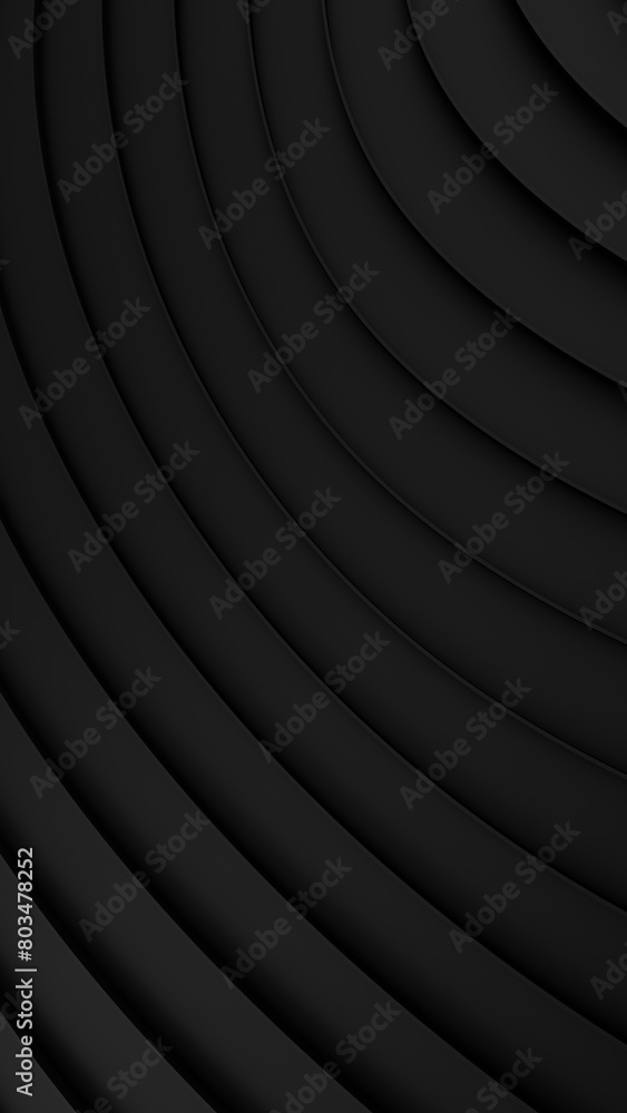 Aufkleber abstract black lines against a vertical background. 3d rendering illustration not ai