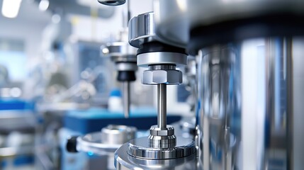 Close up photo of medical device used in contemporary healthcare facility AI generative