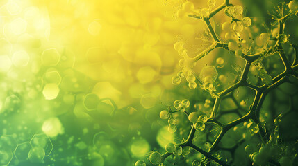 yellow green chemical background