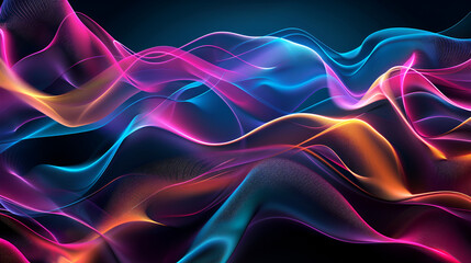 Colorful Grainy Textured Abstract Gradient with Psychedelic Colors for Aesthetic Art Projects