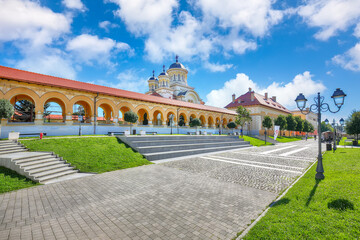Fototapeta premium Amazing Coronation Orthodox Cathedral in Fortress of Alba Iulia