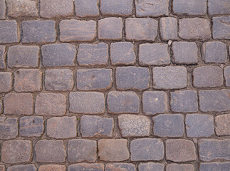 Obraz premium Paving stones from the streets of Torun