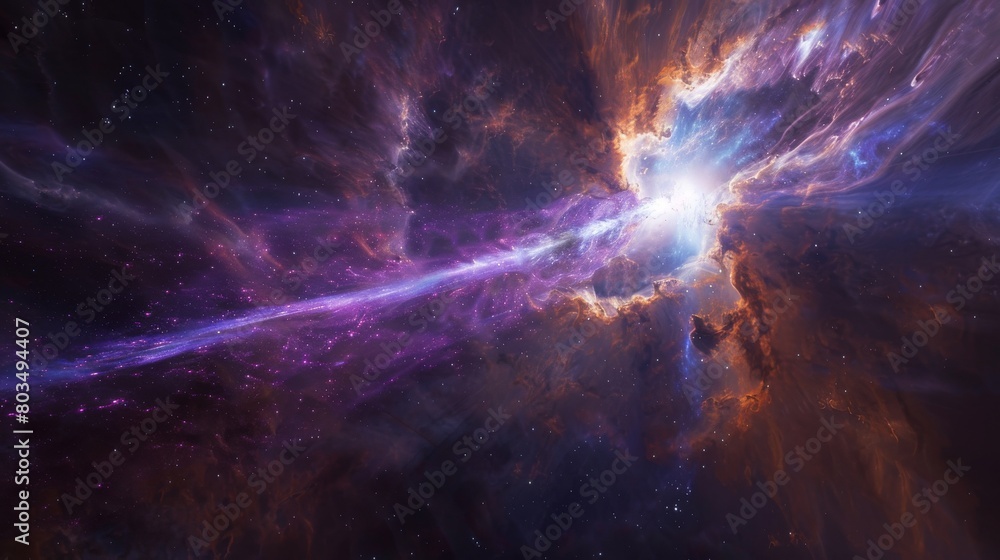 Poster this image captures the awe-inspiring beauty of a cosmic explosion, with vibrant colors and dynamic 
