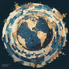 Explore the Intricate Map of Human Connections: A Visual Journey through Time and Place