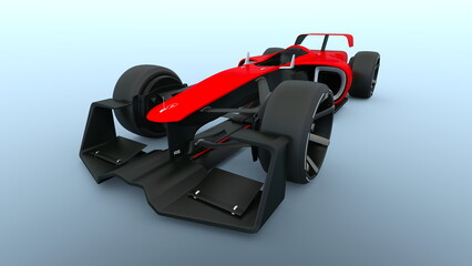 Fototapeta premium レーシングカー 3DCGレンダリング