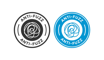 anti-fuzz badge design template for information sign