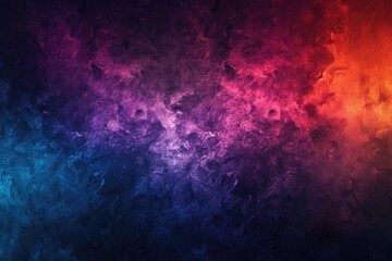 A colorful background with a purple and orange swirl. The background is a mix of colors and has a dreamy, surreal feel to it