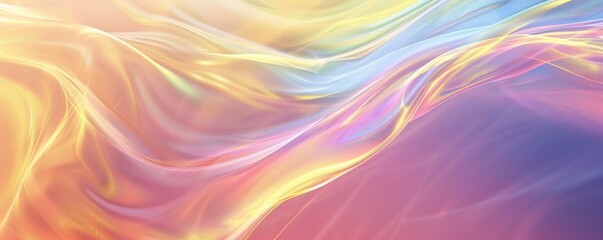 Obraz premium Abstract colorful silk waves background