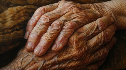 hands of a mother and her child intertwined generative ai