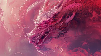 Fantasy art dragon design