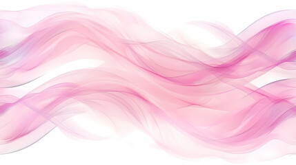 Abstract Pink and White Waves on a Seamless Background