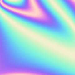Vibrant gradient holographic background. Fluid gradient background vector. Cute and minimal style posters with colorful, vibrant organic shapes and liquid color. Modern wallpaper design for social