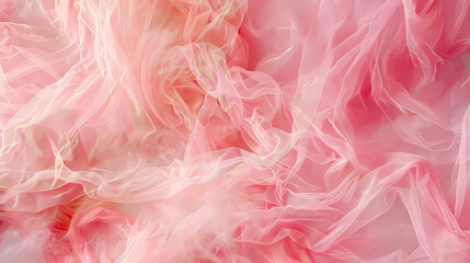 Fototapeta premium Ethereal Pink Textured Fabric in Soft Light