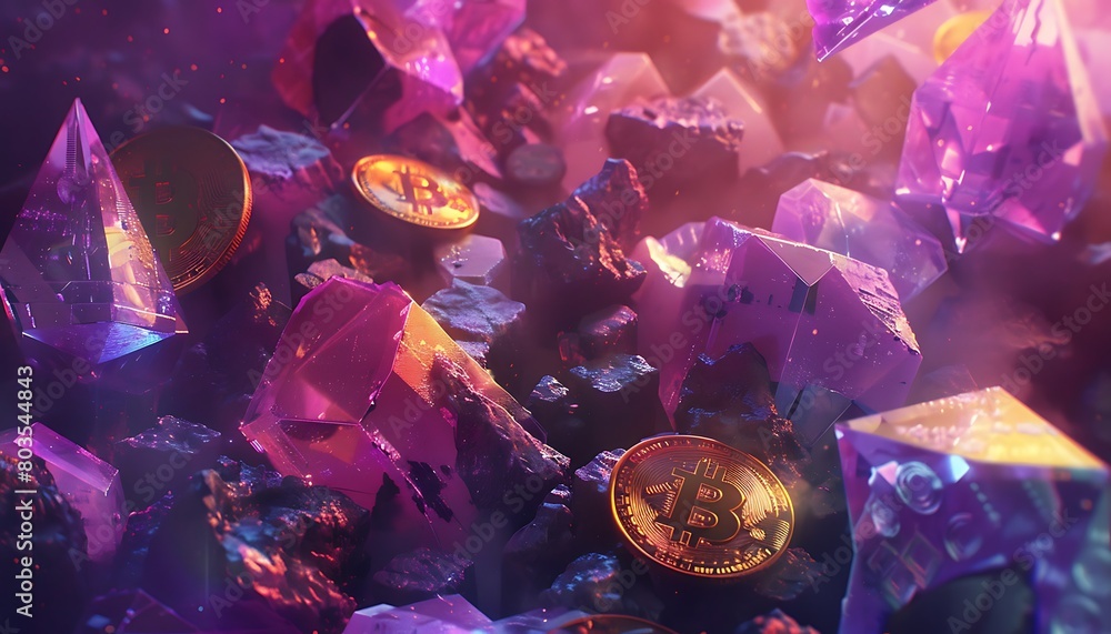 Poster synergy between digital tokens and physical assets