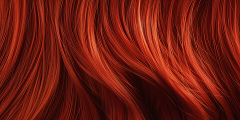 Red hair texture background