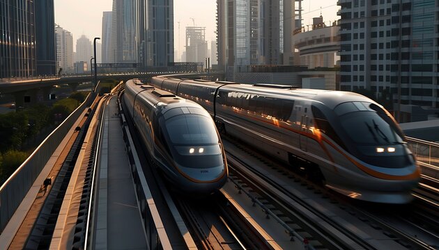 Tech driven transit, maglev trains revolutionizing city connectivity