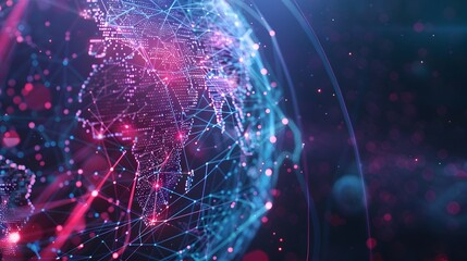 circular technology background